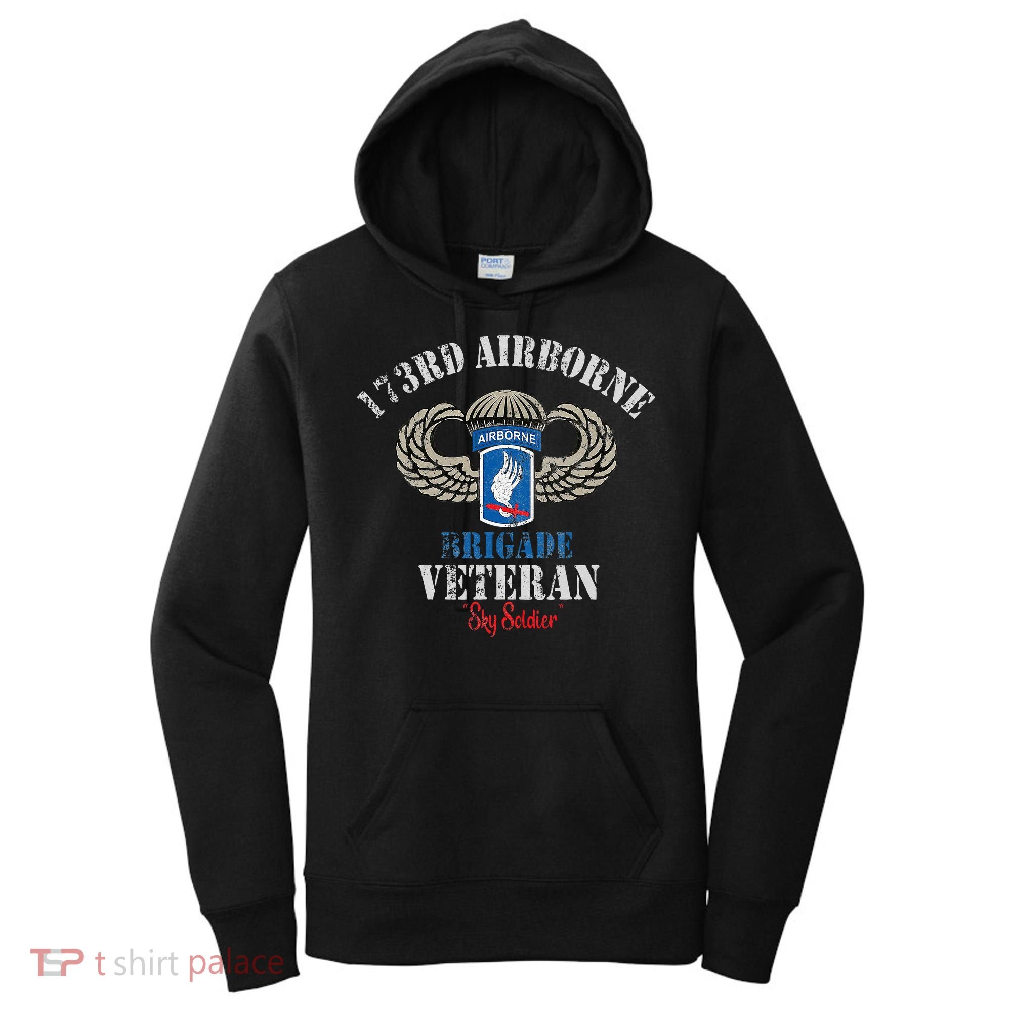 Us Paratrooper 173rd Airborne Brigade Veteran Sky Soldier Women's Hoodie