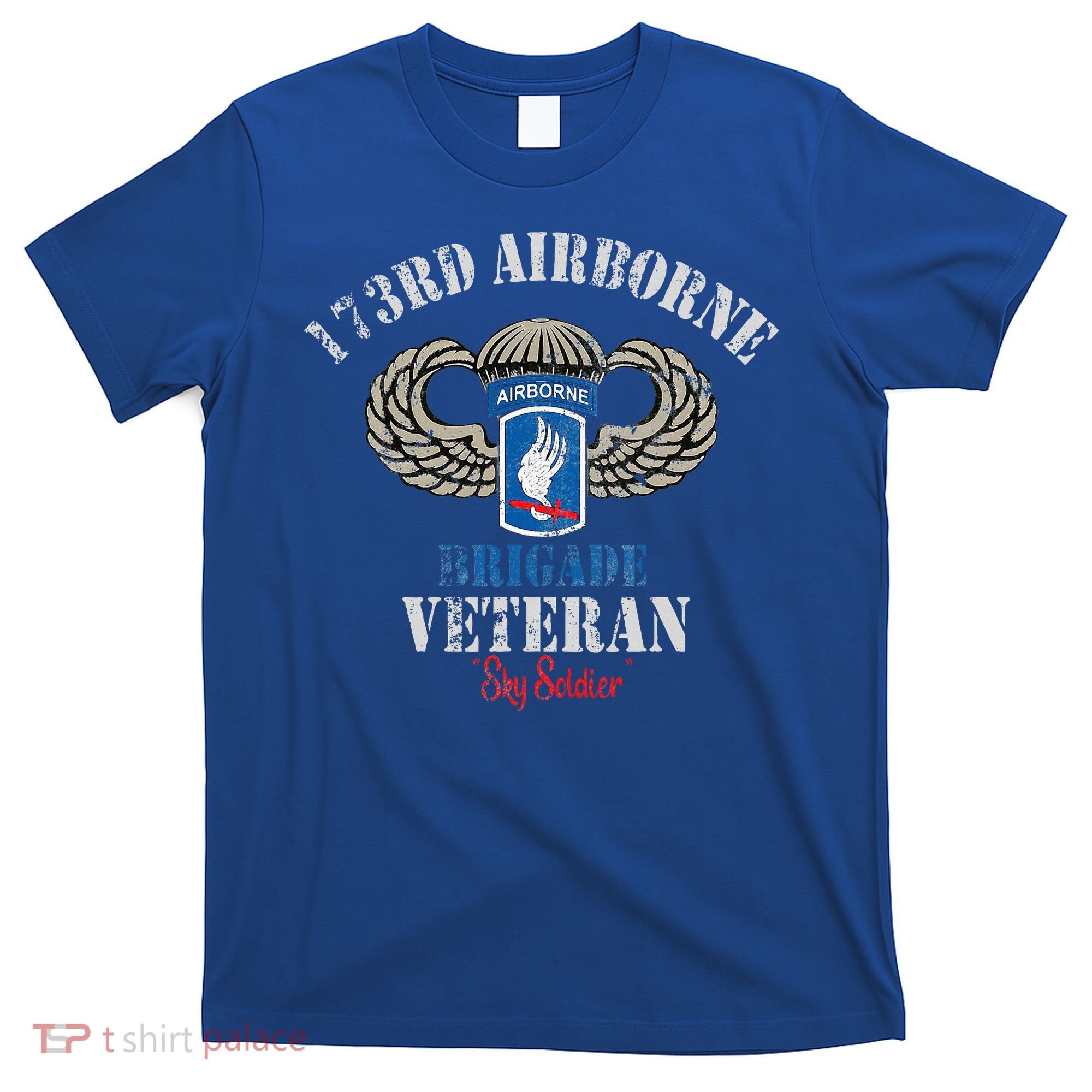 Us Paratrooper 173rd Airborne Brigade Veteran Sky Soldier T-Shirt