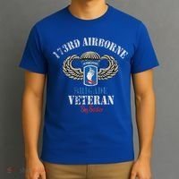 Us Paratrooper 173rd Airborne Brigade Veteran Sky Soldier T-Shirt thumb 3