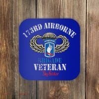 Us Paratrooper 173rd Airborne Brigade Veteran Sky Soldier Coaster thumb 0