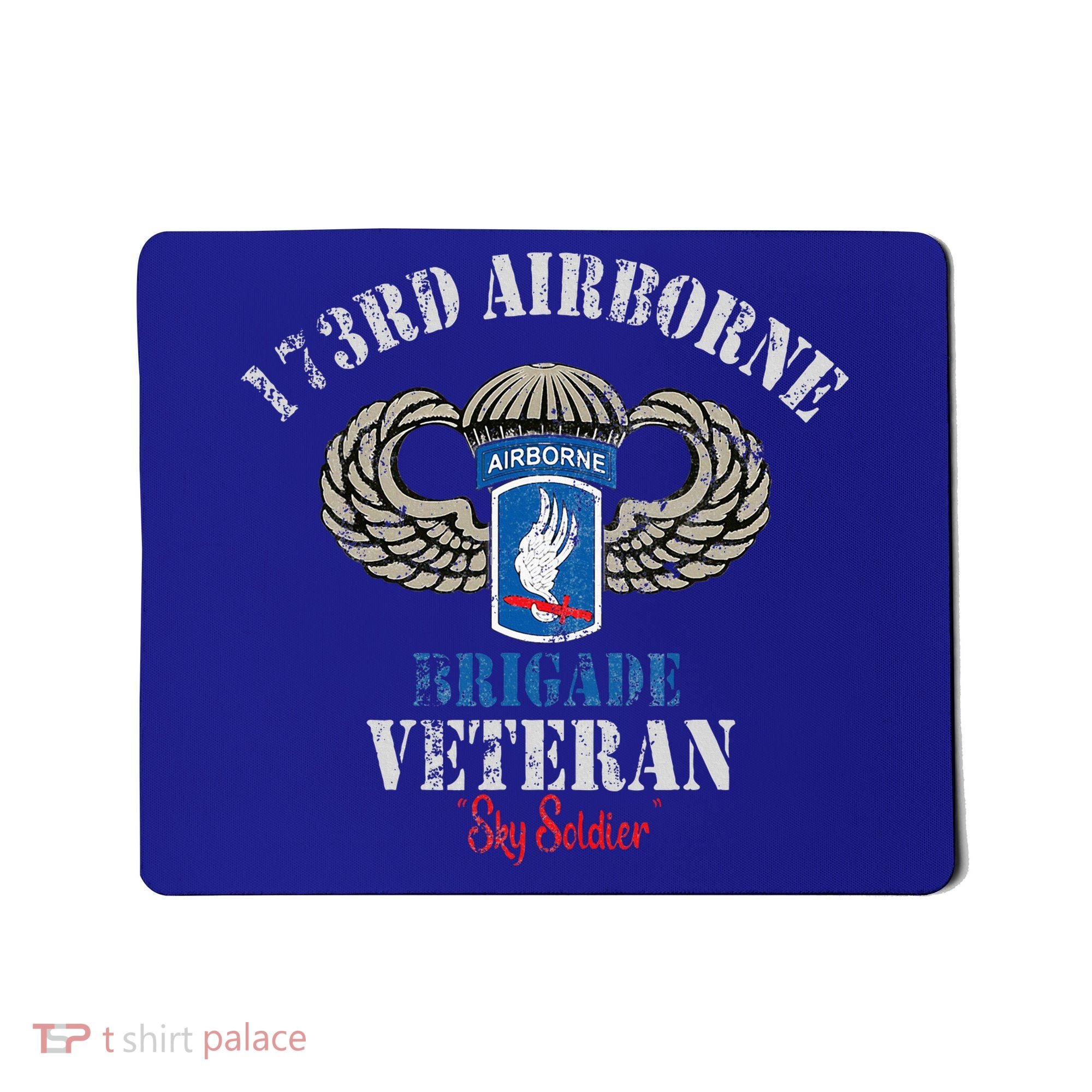 Us Paratrooper 173rd Airborne Brigade Veteran Sky Soldier Mousepad