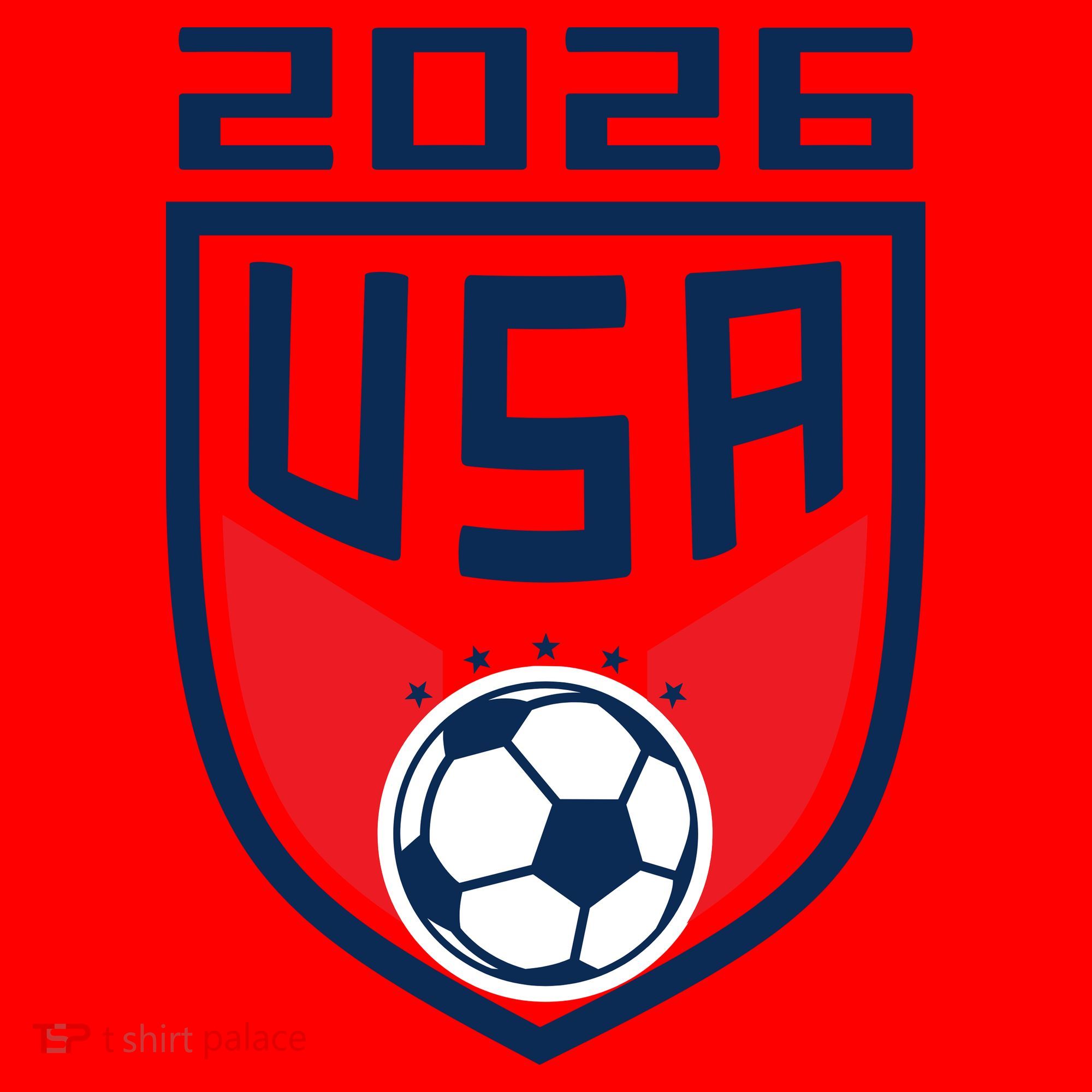 USA Player 2026 Soccer Team Fan Gear Santa Hat