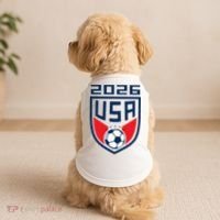 USA Player 2026 Soccer Team Fan Gear Doggie Tank thumb 2