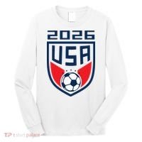 USA Player 2026 Soccer Team Fan Gear Long Sleeve Shirt thumb 0