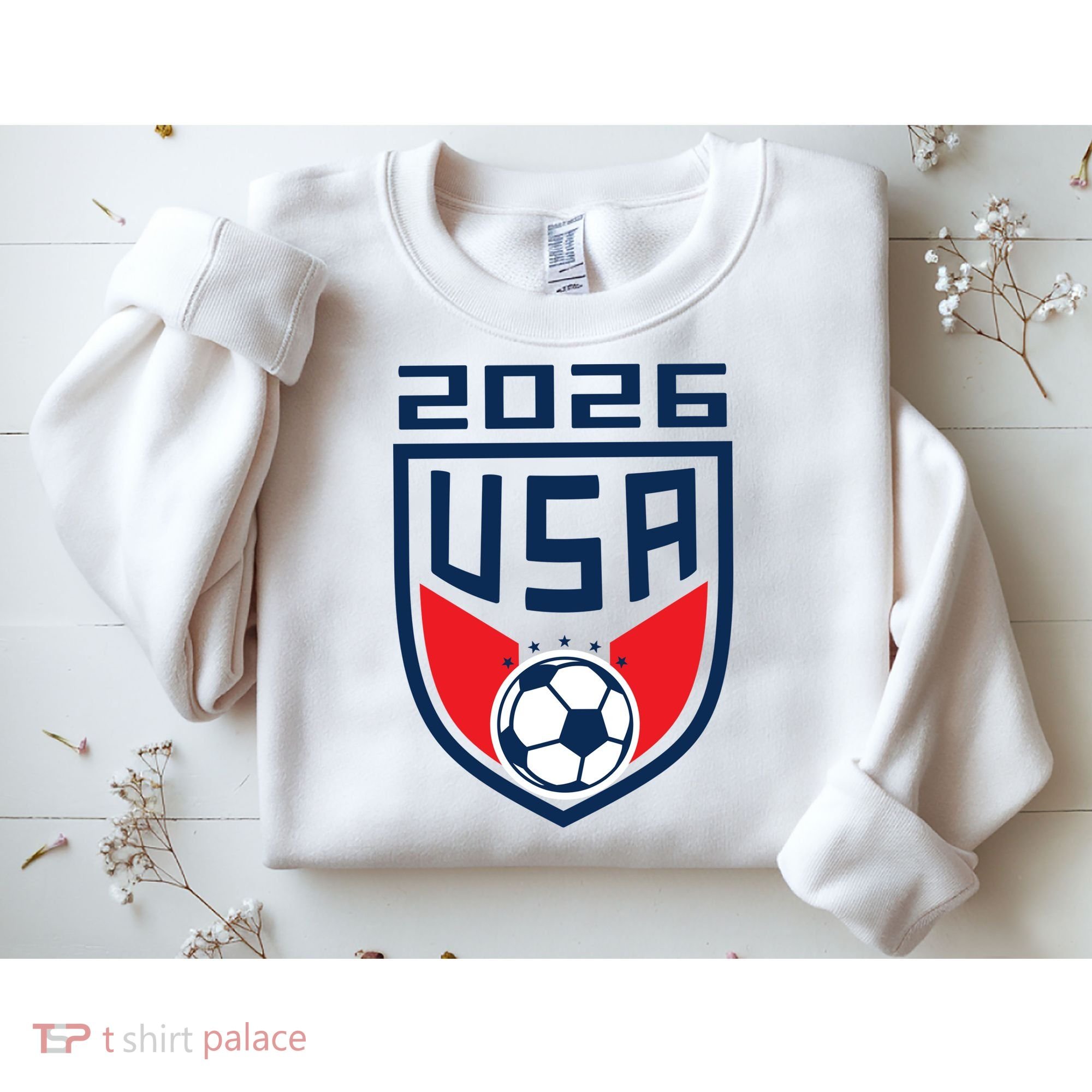USA Player 2026 Soccer Team Fan Gear Sweatshirt
