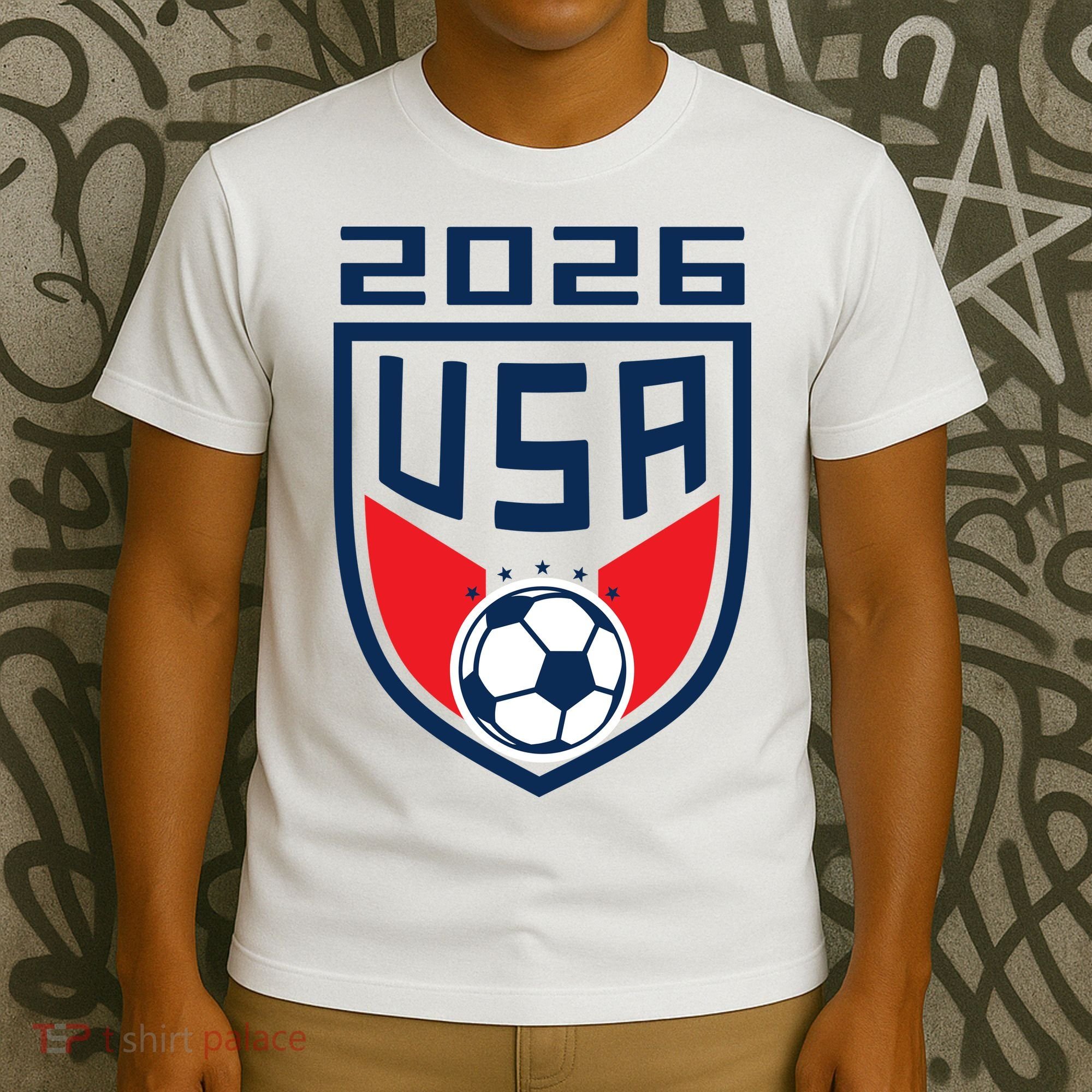 USA Player 2026 Soccer Team Fan Gear T-Shirt