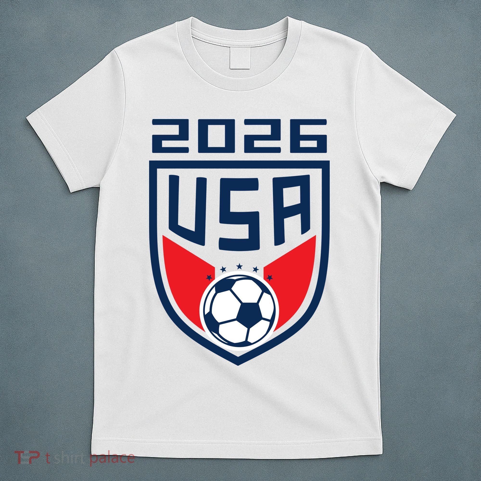 USA Player 2026 Soccer Team Fan Gear T-Shirt