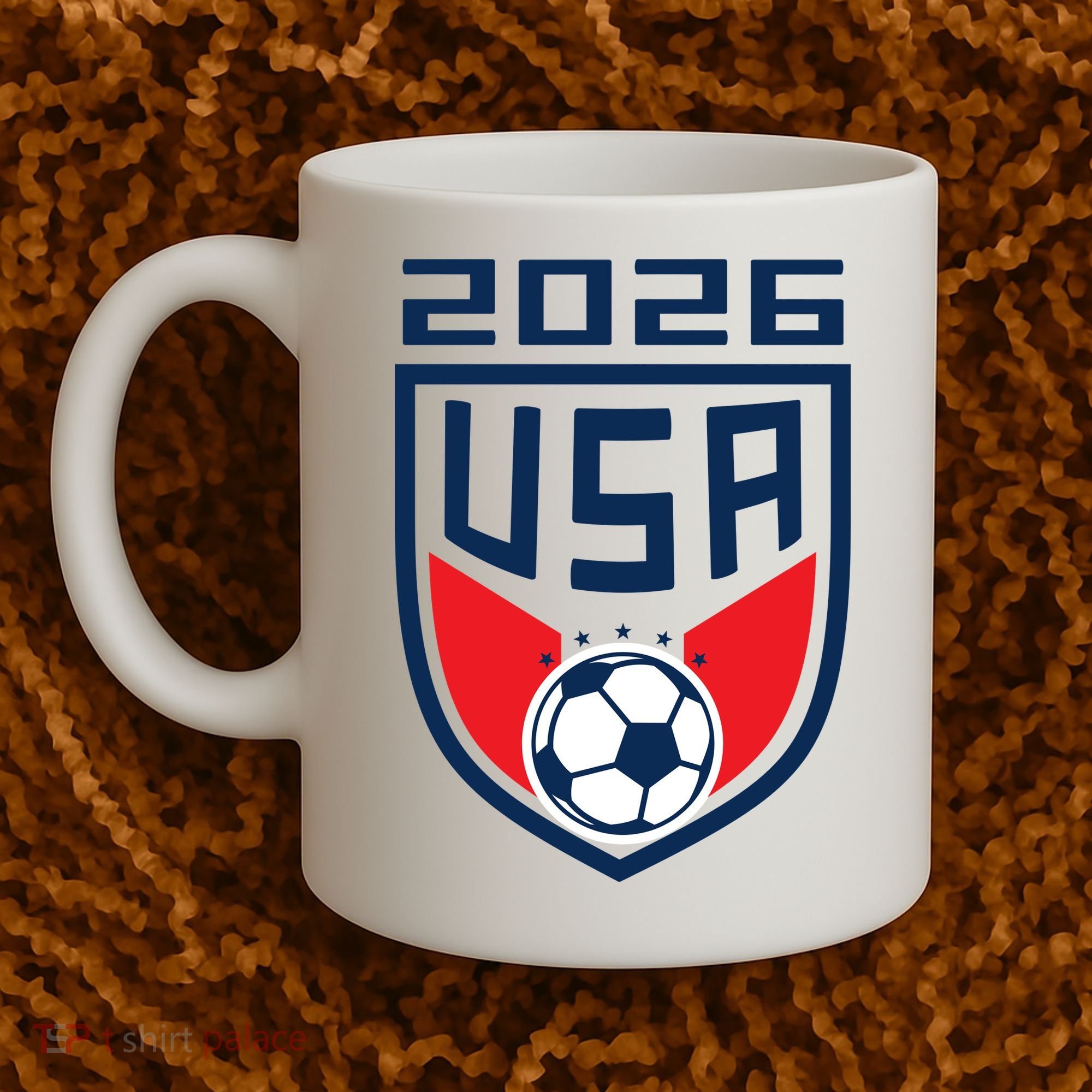 USA Player 2026 Soccer Team Fan Gear Coffee Mug