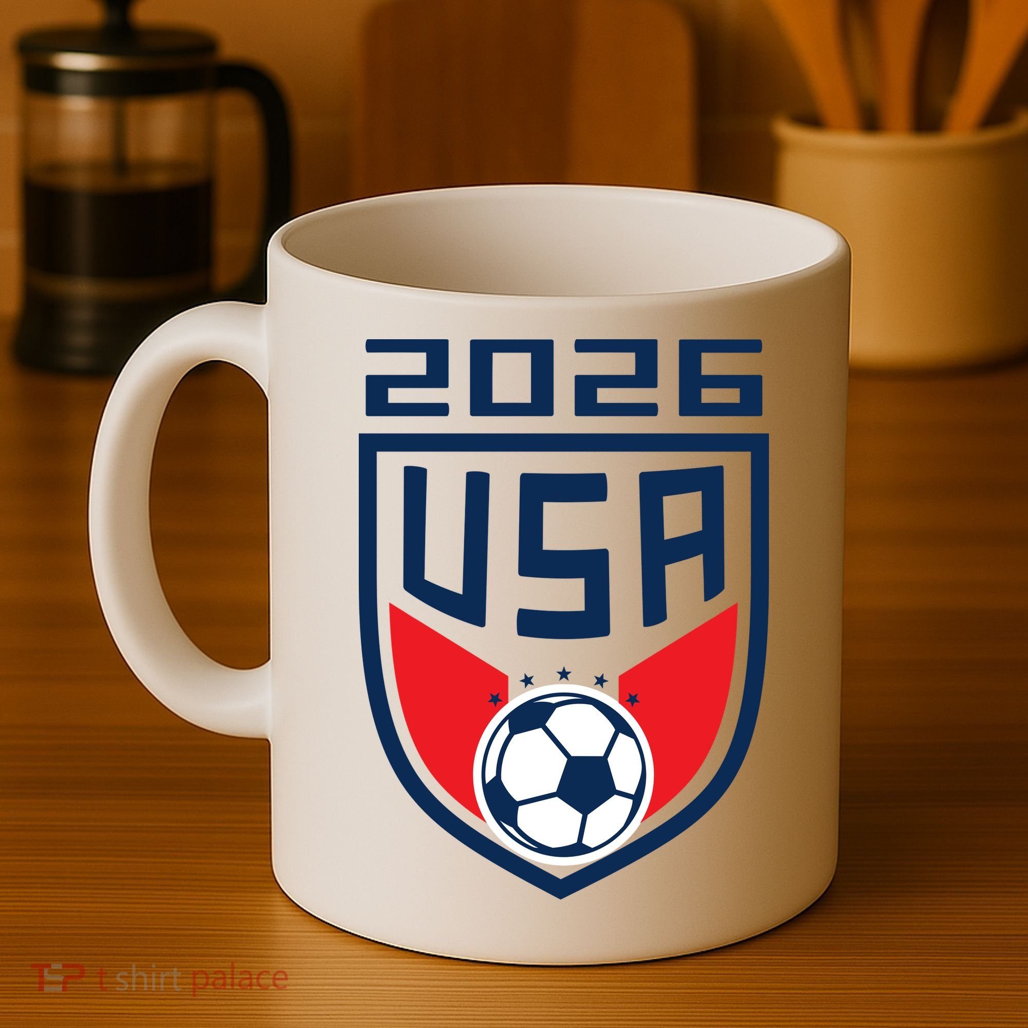 USA Player 2026 Soccer Team Fan Gear Coffee Mug