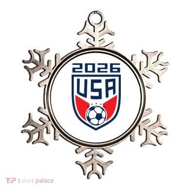 USA Player 2026 Soccer Team Fan Gear Ornament