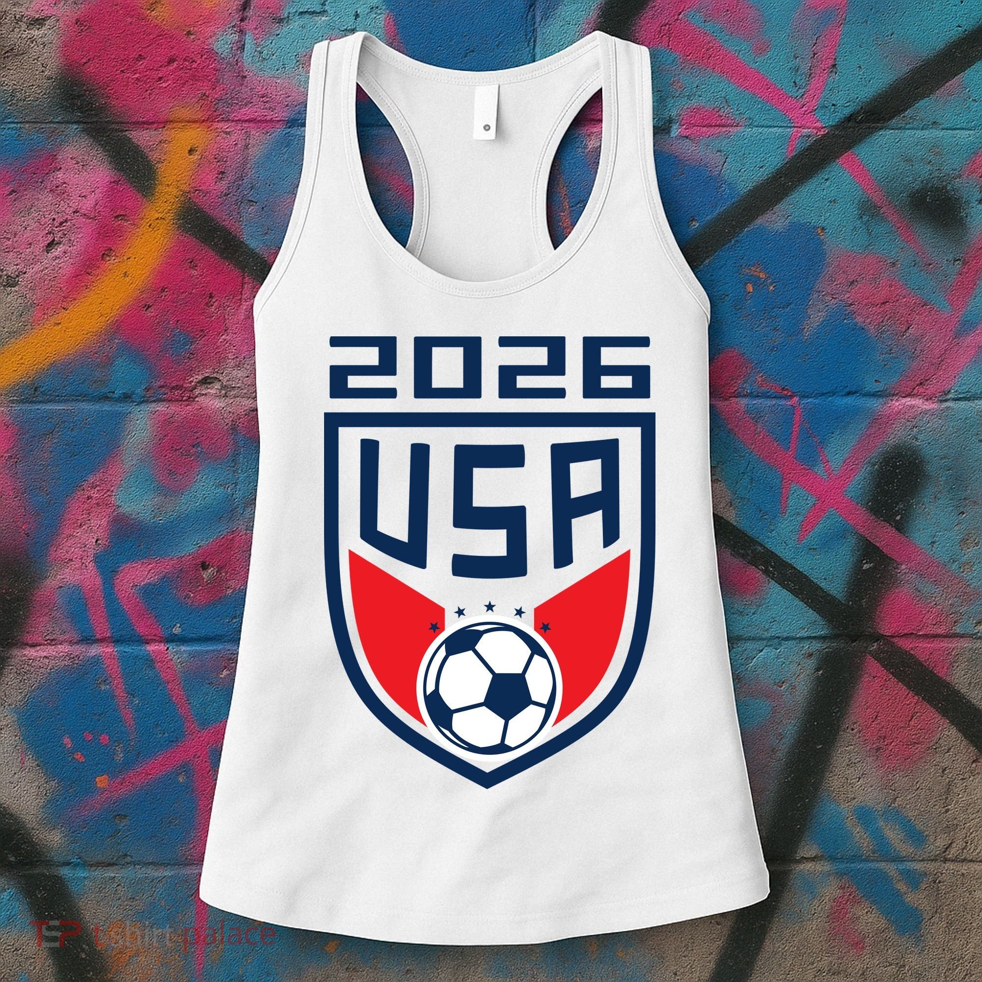 USA Player 2026 Soccer Team Fan Gear Women's Tank Top
