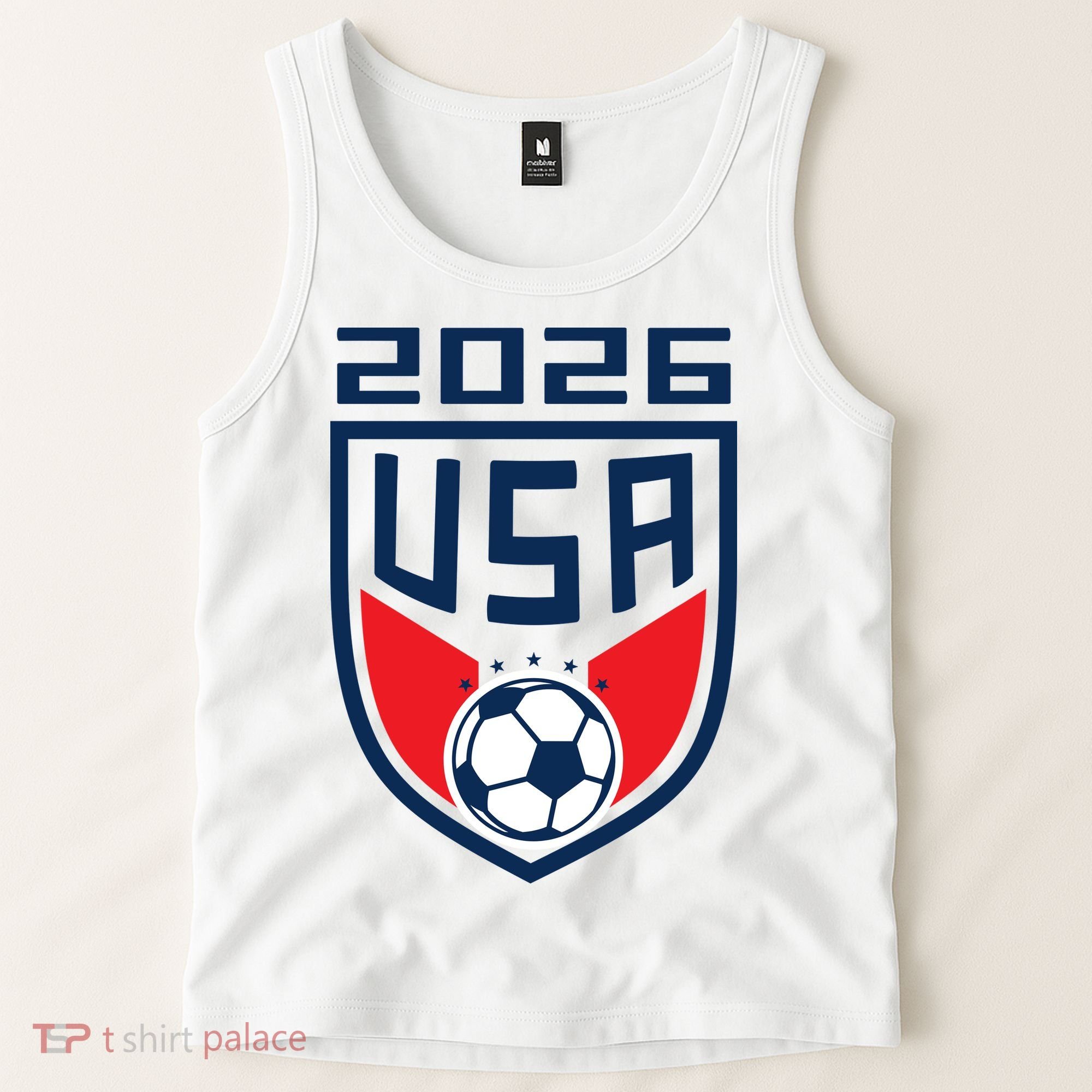 USA Player 2026 Soccer Team Fan Gear Tank Top