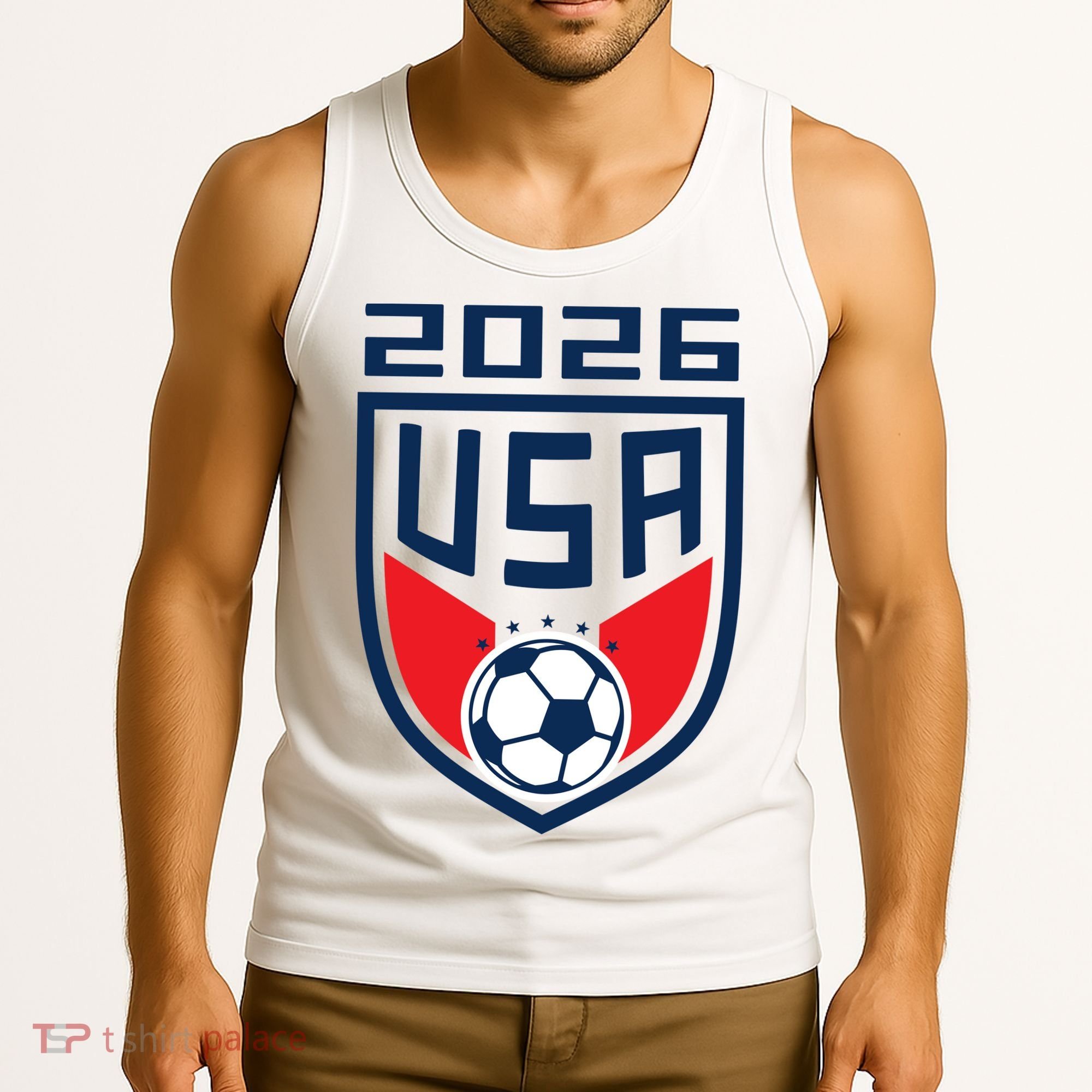 USA Player 2026 Soccer Team Fan Gear Tank Top