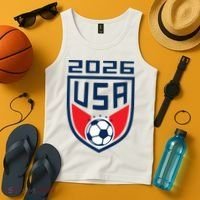 USA Player 2026 Soccer Team Fan Gear Tank Top thumb 4
