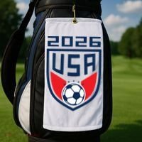USA Player 2026 Soccer Team Fan Gear Golf Towel thumb 2