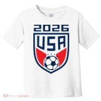 USA Player 2026 Soccer Team Fan Gear Toddler T-Shirt thumb 0