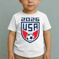 USA Player 2026 Soccer Team Fan Gear Toddler T-Shirt thumb 2