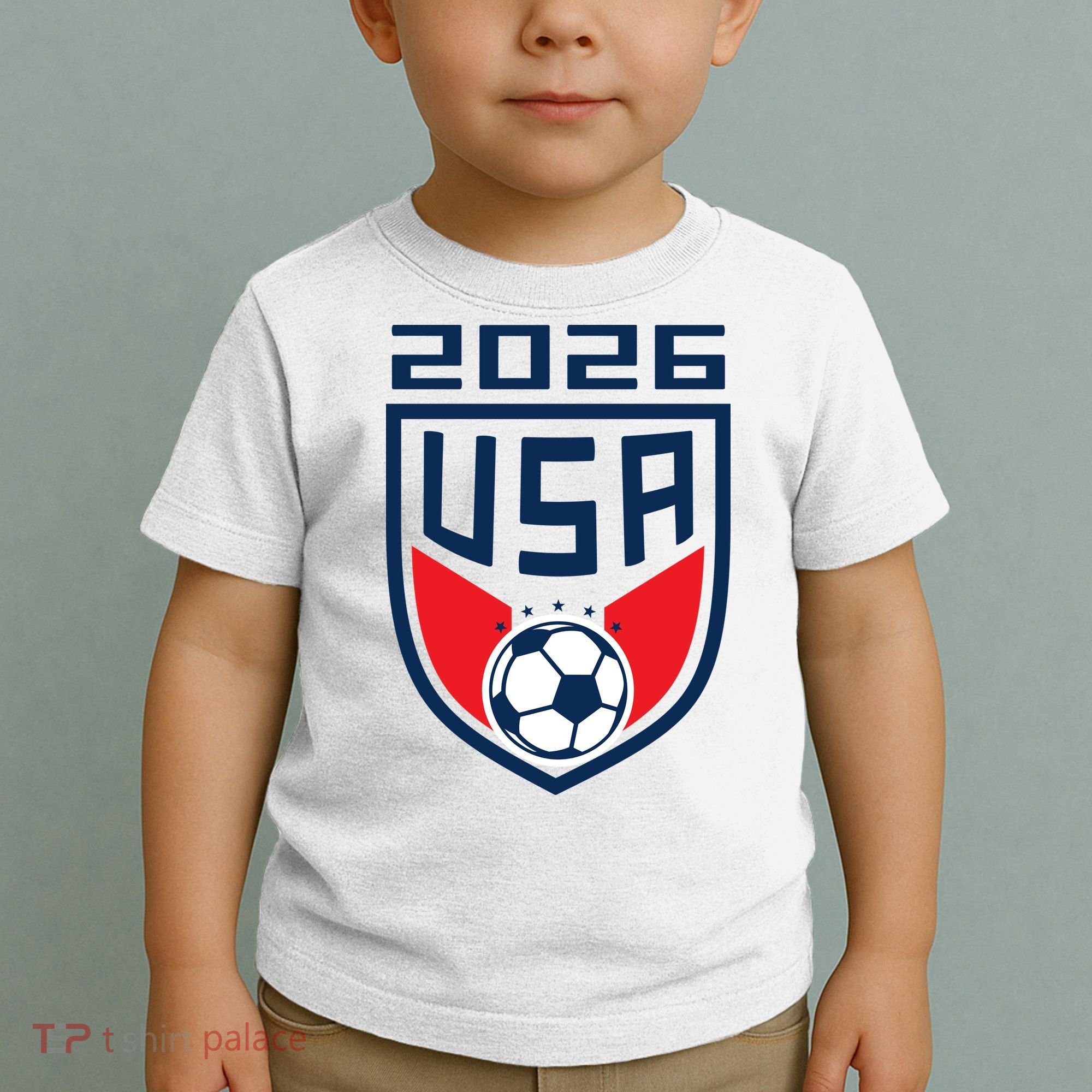 USA Player 2026 Soccer Team Fan Gear Toddler T-Shirt