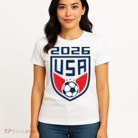 USA Player 2026 Soccer Team Fan Gear Women's T-Shirt thumb 4
