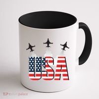 USA Pilot 4th Of July Patriotic Coffee Mug thumb 1