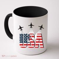 USA Pilot 4th Of July Patriotic Coffee Mug thumb 0