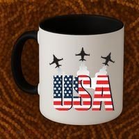 USA Pilot 4th Of July Patriotic Coffee Mug thumb 2