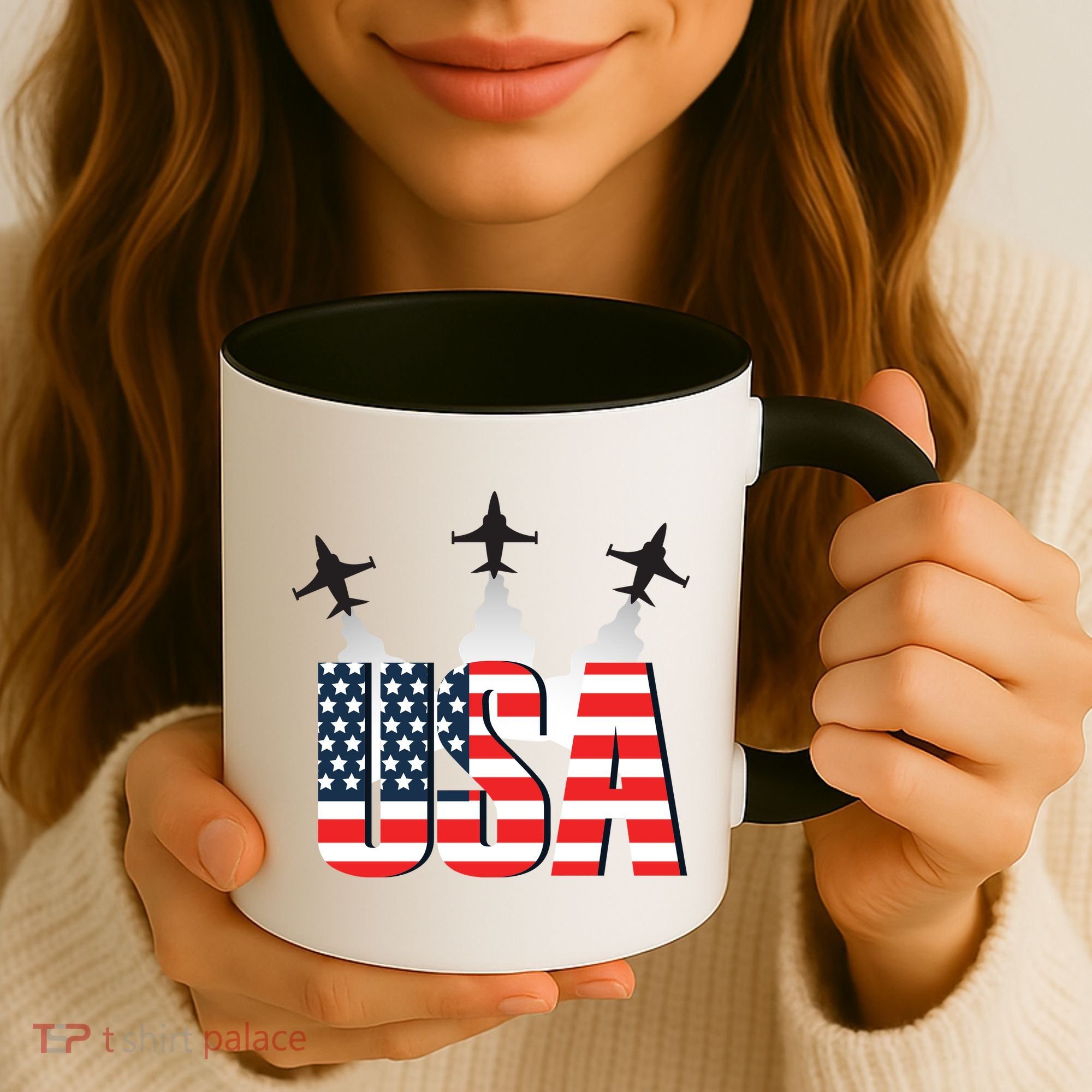 USA Pilot 4th Of July Patriotic Coffee Mug