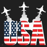 USA Pilot 4th Of July Patriotic Beanie thumb 2