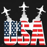 USA Pilot 4th Of July Patriotic Ornament thumb 1