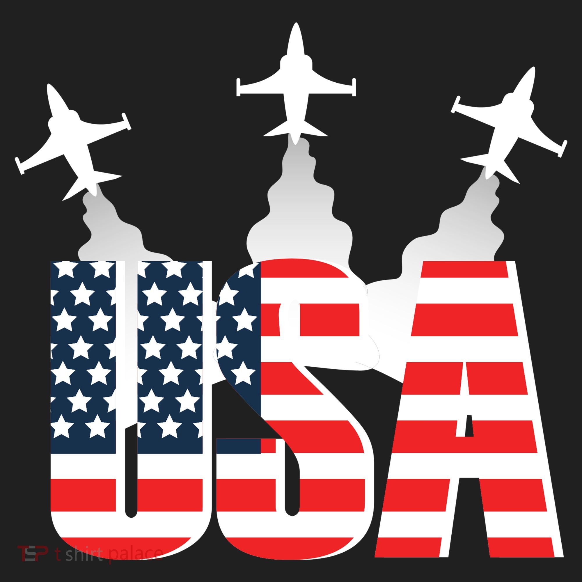 USA Pilot 4th Of July Patriotic Hat