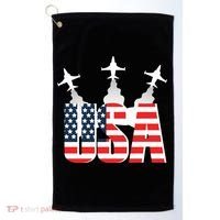 USA Pilot 4th Of July Patriotic Golf Towel thumb 0