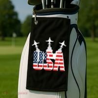 USA Pilot 4th Of July Patriotic Golf Towel thumb 2