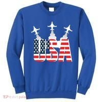 USA Pilot 4th Of July Patriotic Sweatshirt thumb 0