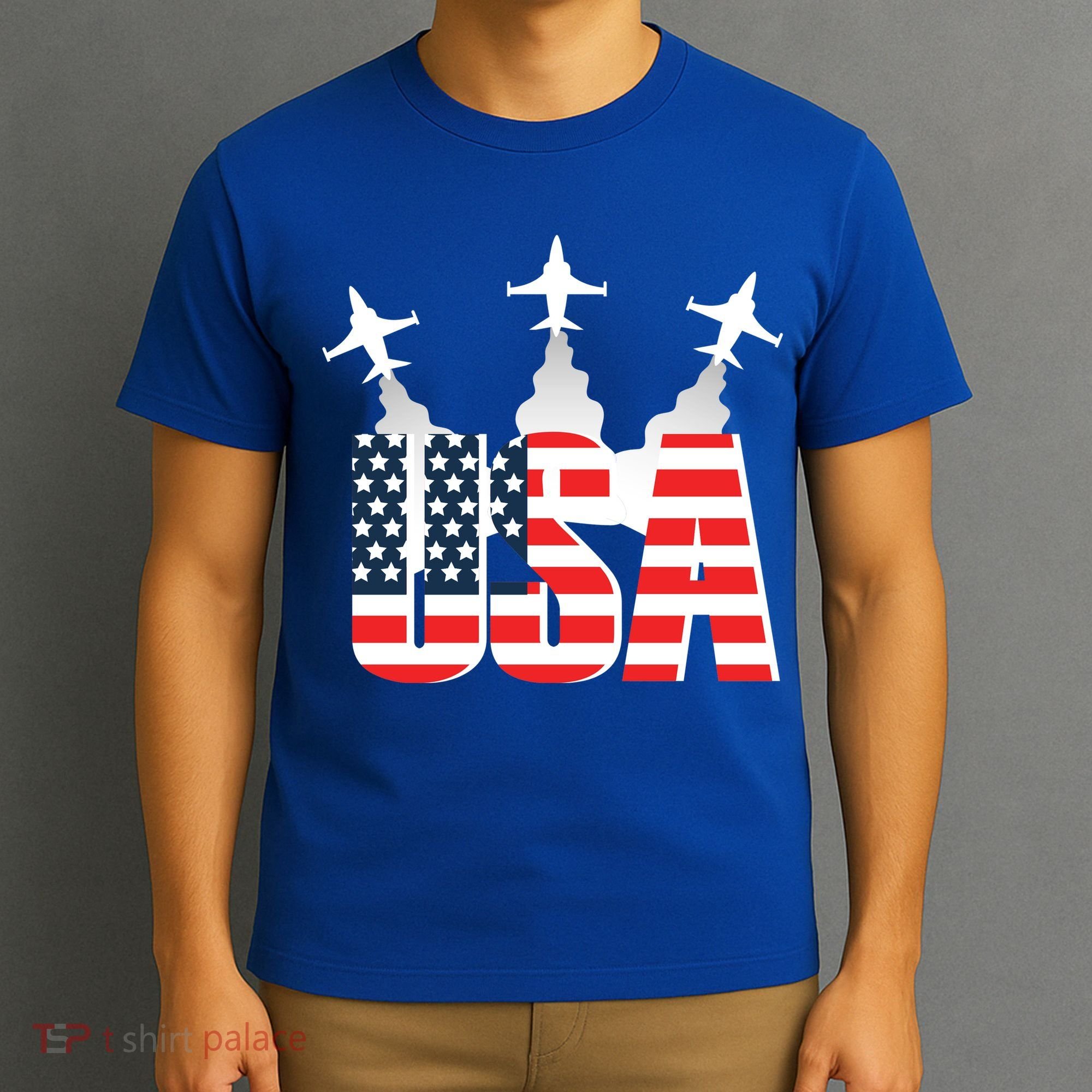 USA Pilot 4th Of July Patriotic T-Shirt