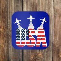 USA Pilot 4th Of July Patriotic Coaster thumb 0