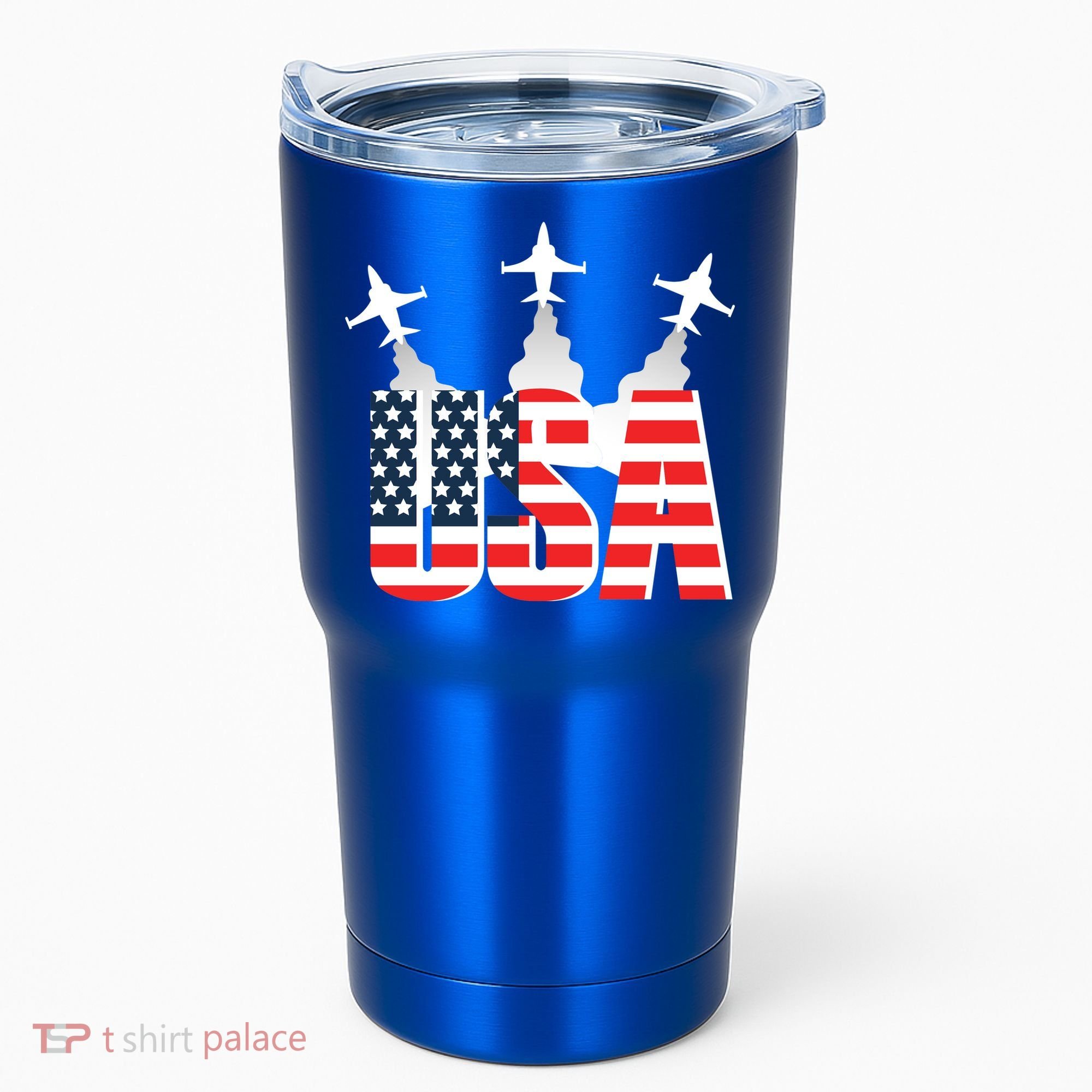 USA Pilot 4th Of July Patriotic Tumbler