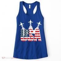 USA Pilot 4th Of July Patriotic Women's Tank Top thumb 0