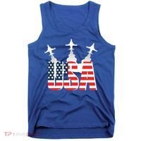 USA Pilot 4th Of July Patriotic Tank Top thumb 0