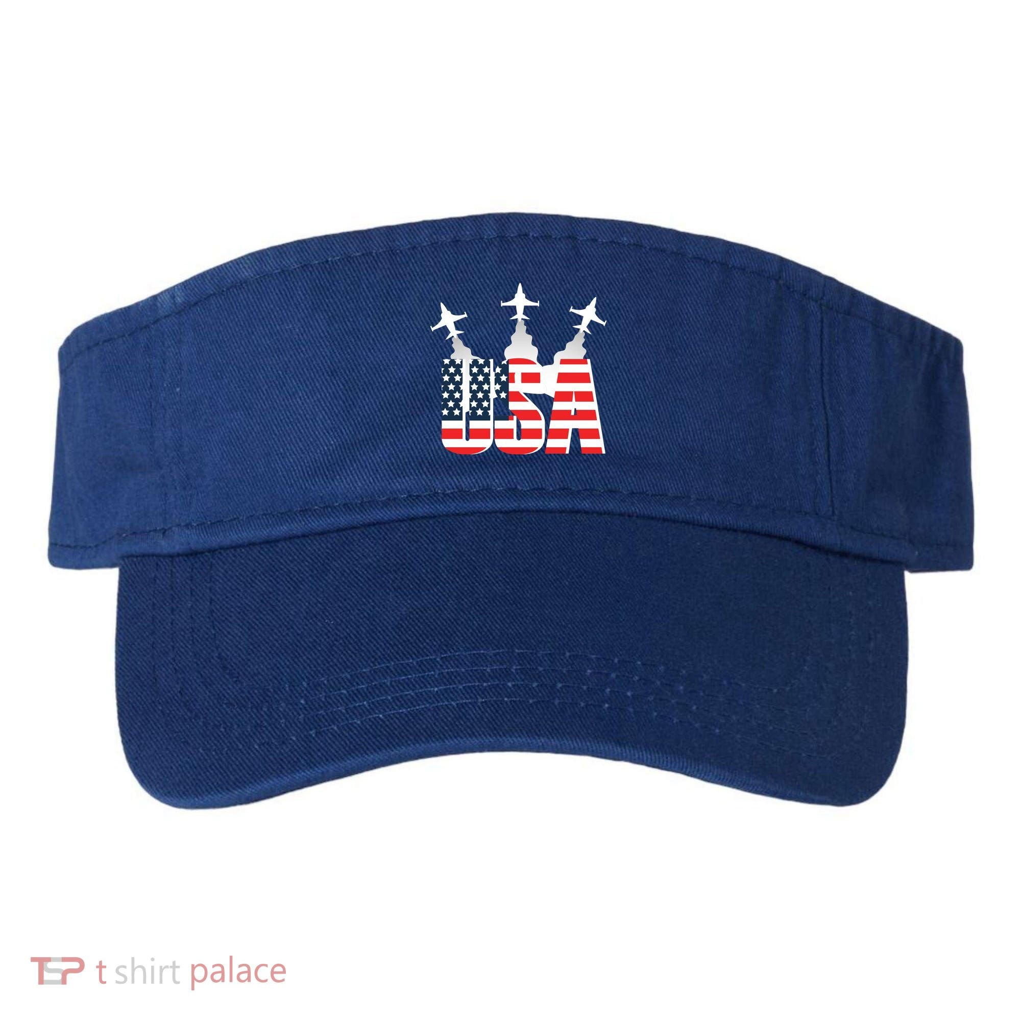 USA Pilot 4th Of July Patriotic Visor