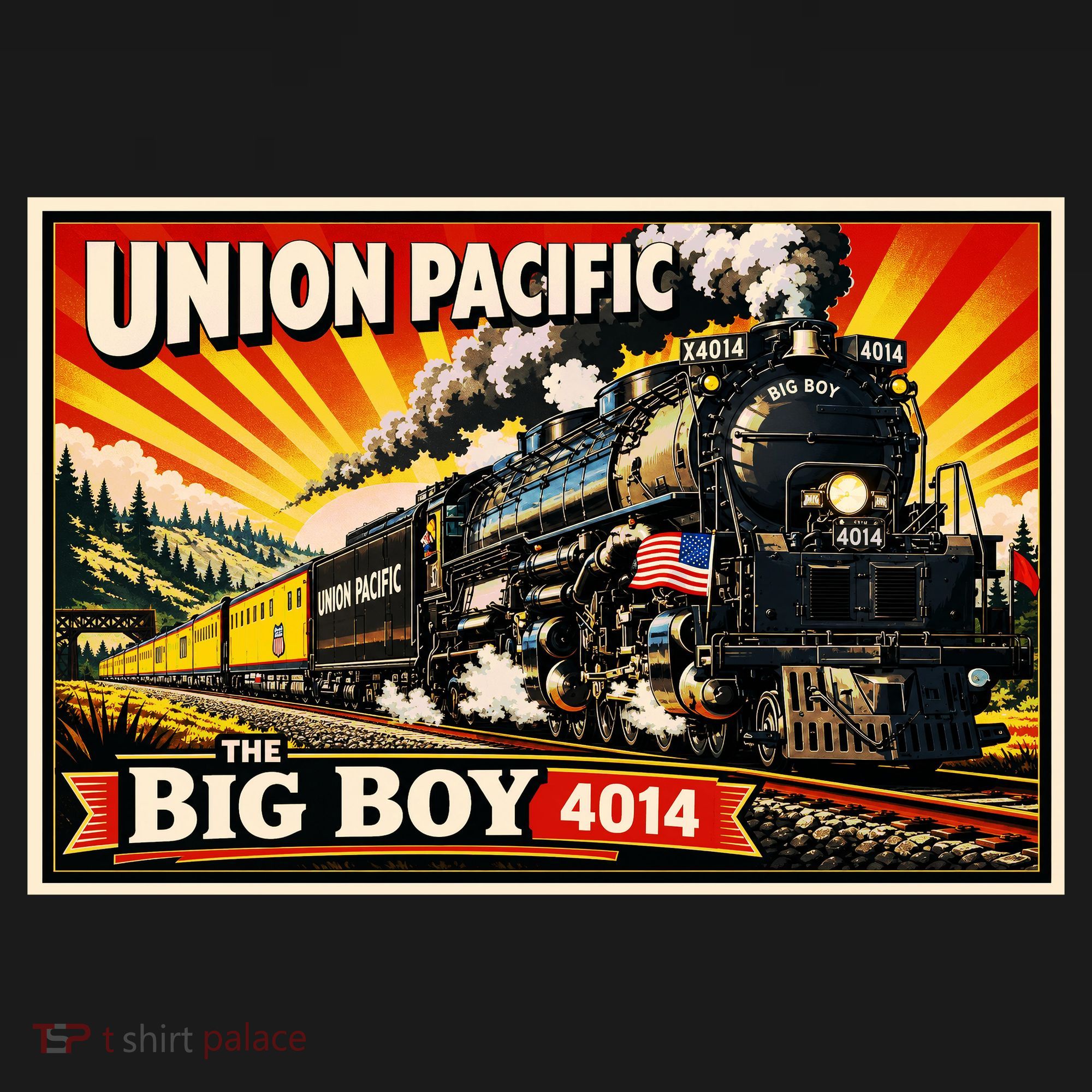 Union Pacific 4014 Big Boy Hoodie