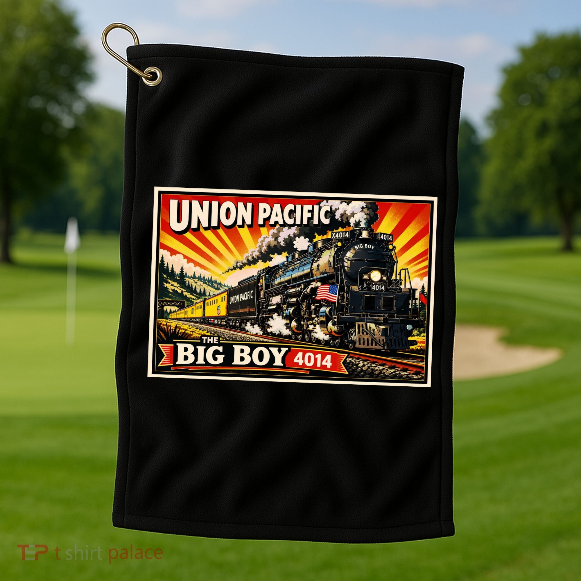 Union Pacific 4014 Big Boy Golf Towel