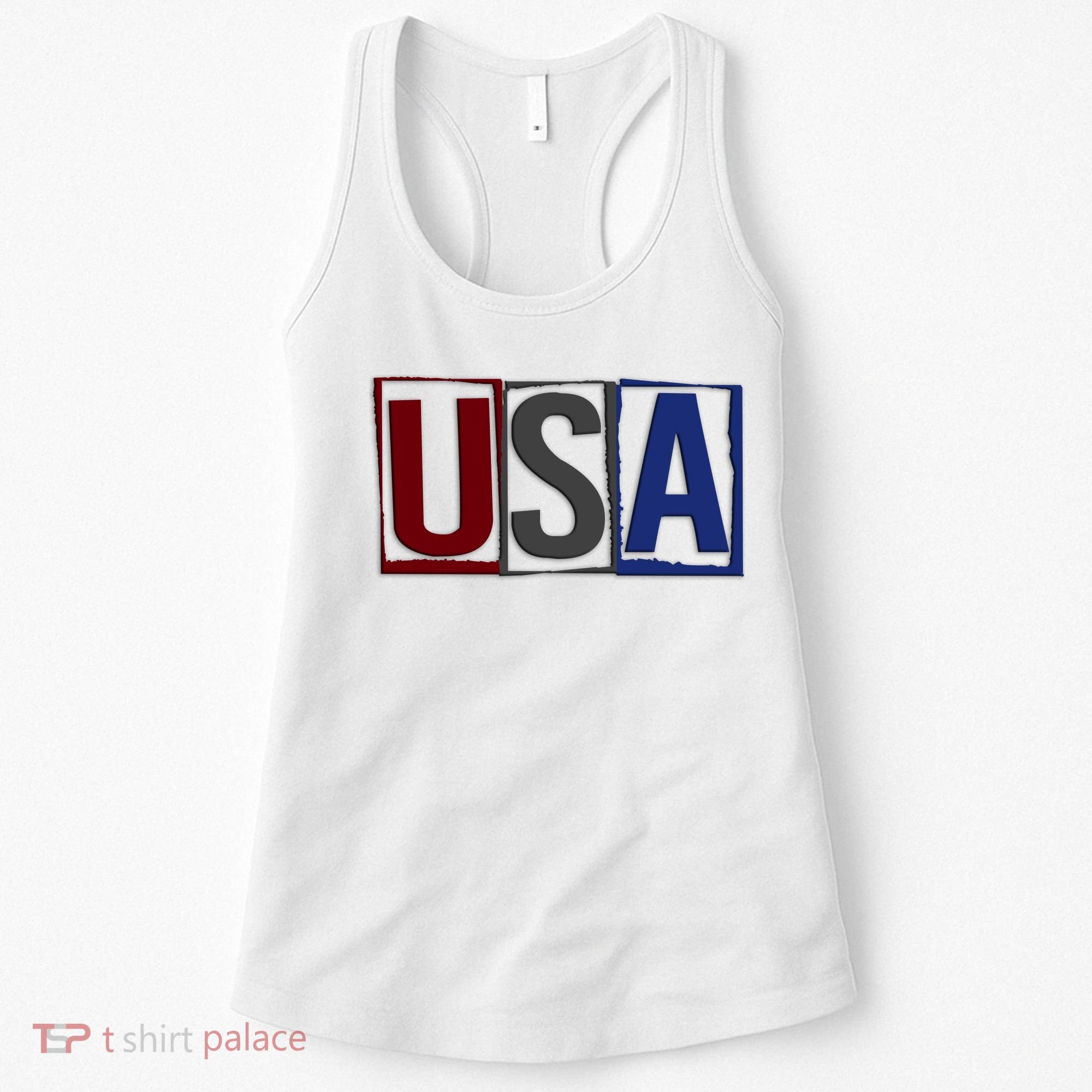 USA Patriotic 4th Of July Women's Tank Top