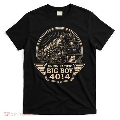 Union Pacific 4014 Big Boy Vintage Steam Engine T-Shirt