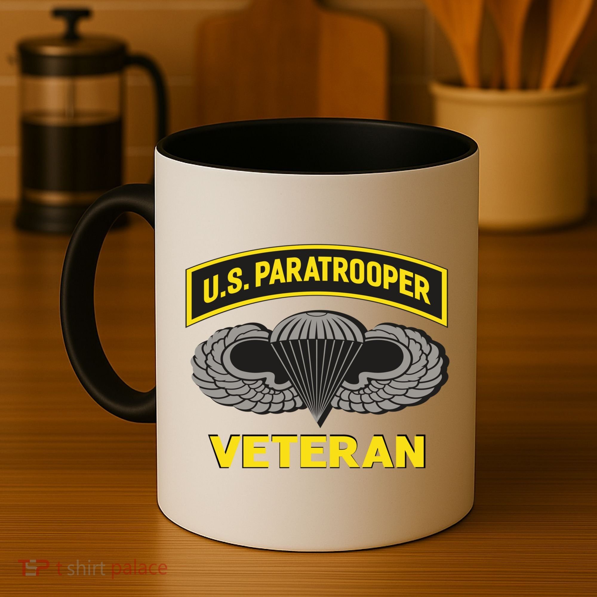 Us Paratrooper Airborne Division Army Veteran Gift Coffee Mug