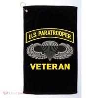 Us Paratrooper Airborne Division Army Veteran Gift Golf Towel thumb 0