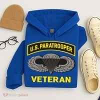 Us Paratrooper Airborne Division Army Veteran Gift Hoodie thumb 4