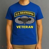 Us Paratrooper Airborne Division Army Veteran Gift T-Shirt thumb 3