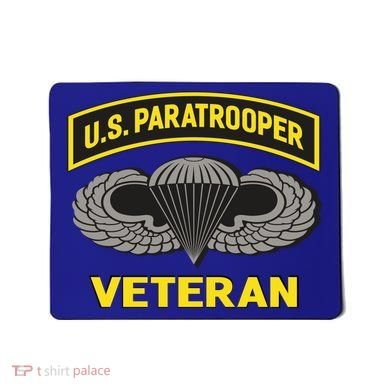Us Paratrooper Airborne Division Army Veteran Gift Mousepad
