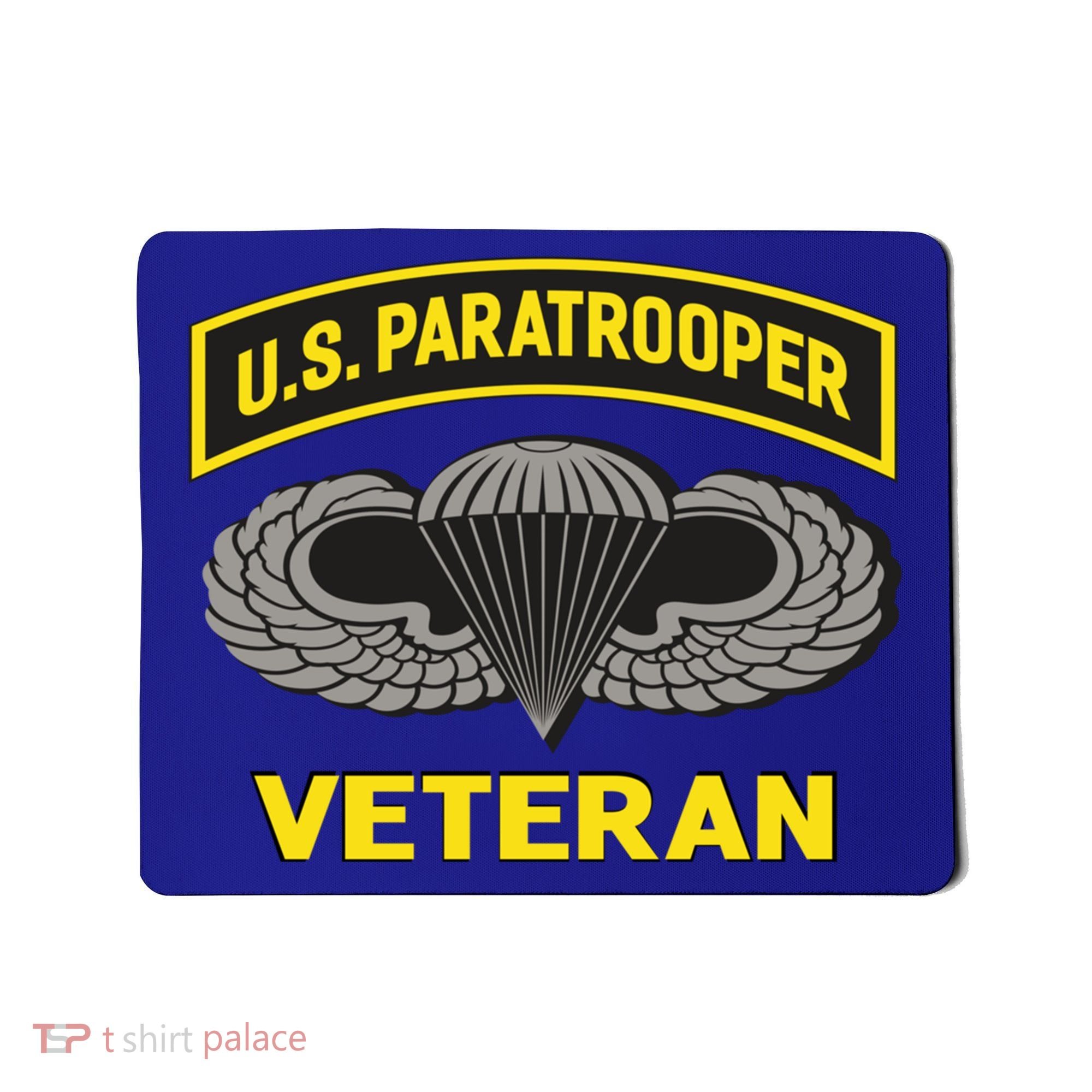 Us Paratrooper Airborne Division Army Veteran Gift Mousepad