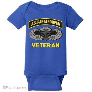 Us Paratrooper Airborne Division Army Veteran Gift Baby Bodysuit
